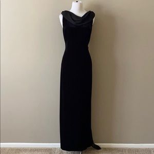 Luscious velvety black dress